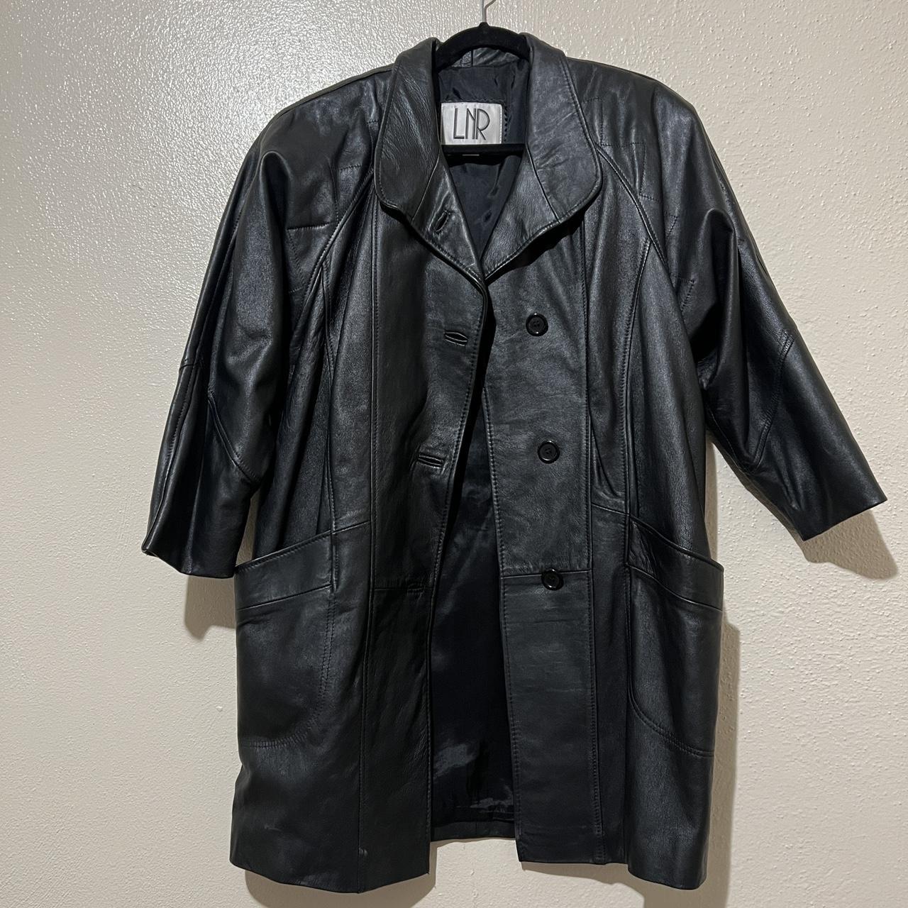 Lnr leather clearance coat