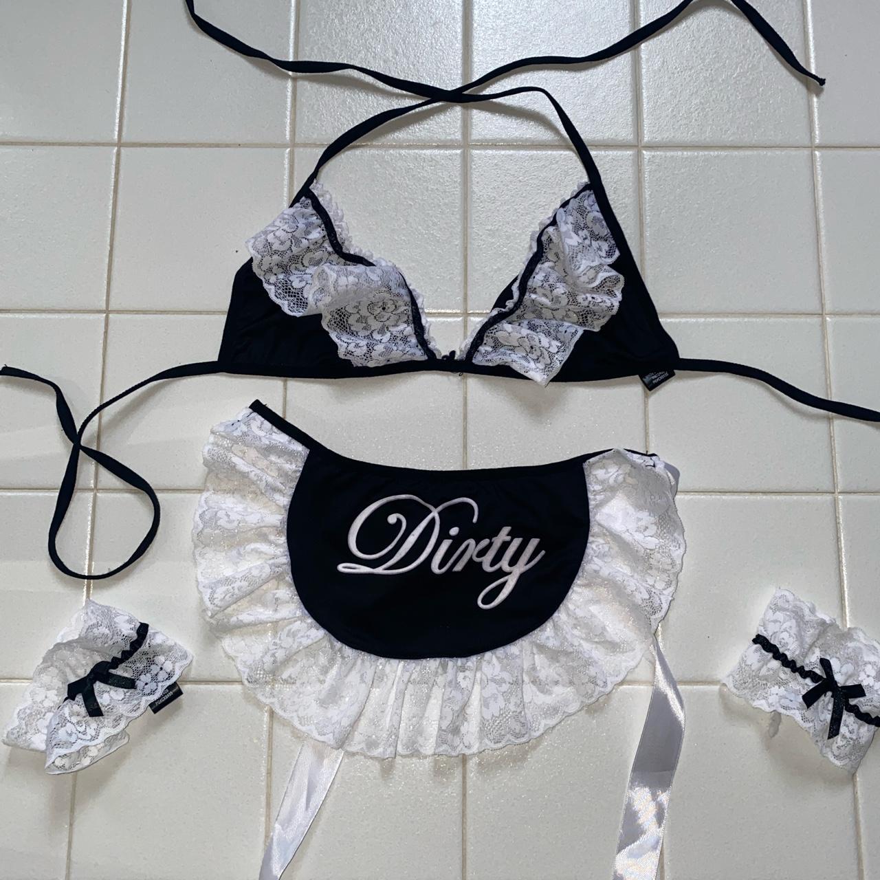 Dirty maid Halloween costume. Bikini style top Depop