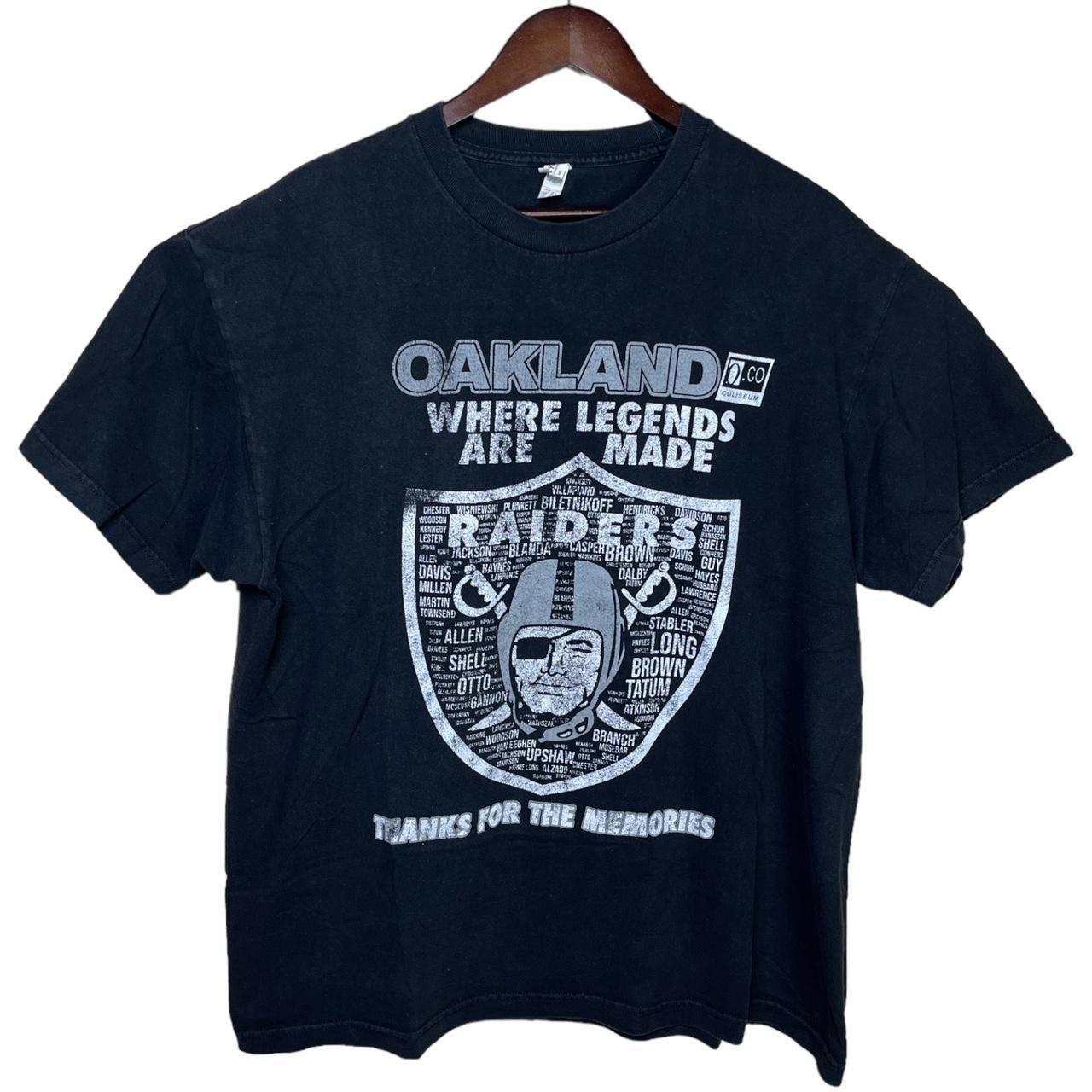 Oakland Raiders T-shirt Farewell Game Oakland Coliseum Dec 15 2019