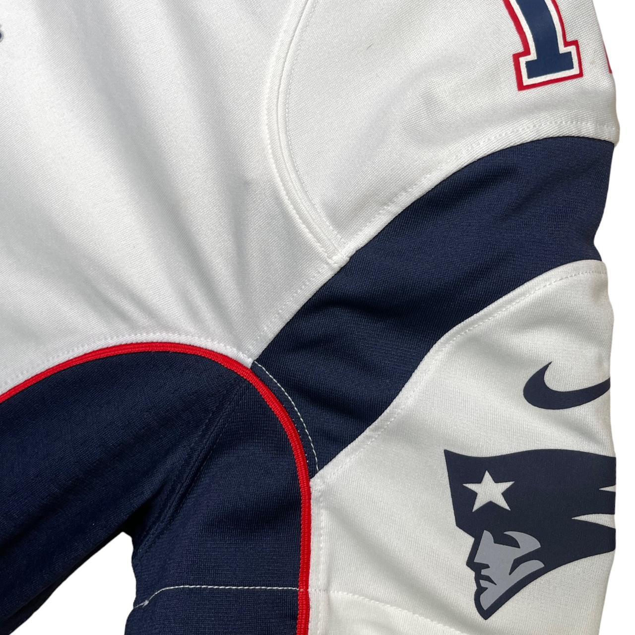 NEW ENGLAND NIKE PATRIOTS WHITE AWAY JERSEY - Depop