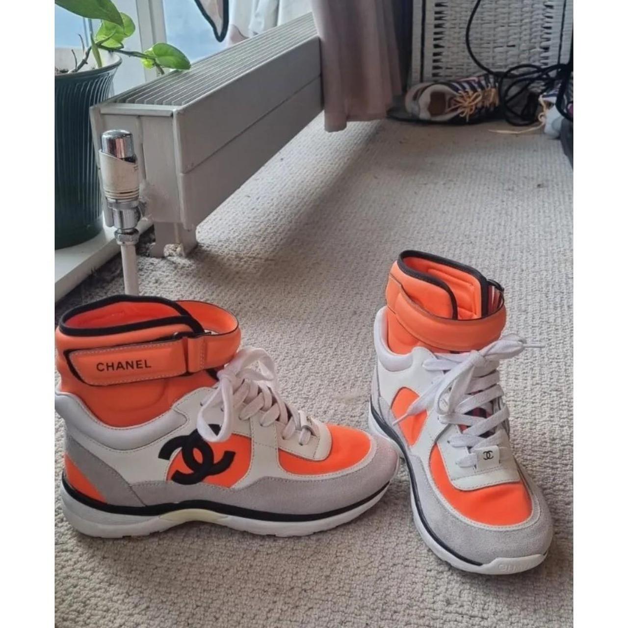 Chanel high top trainers Worn once great condition