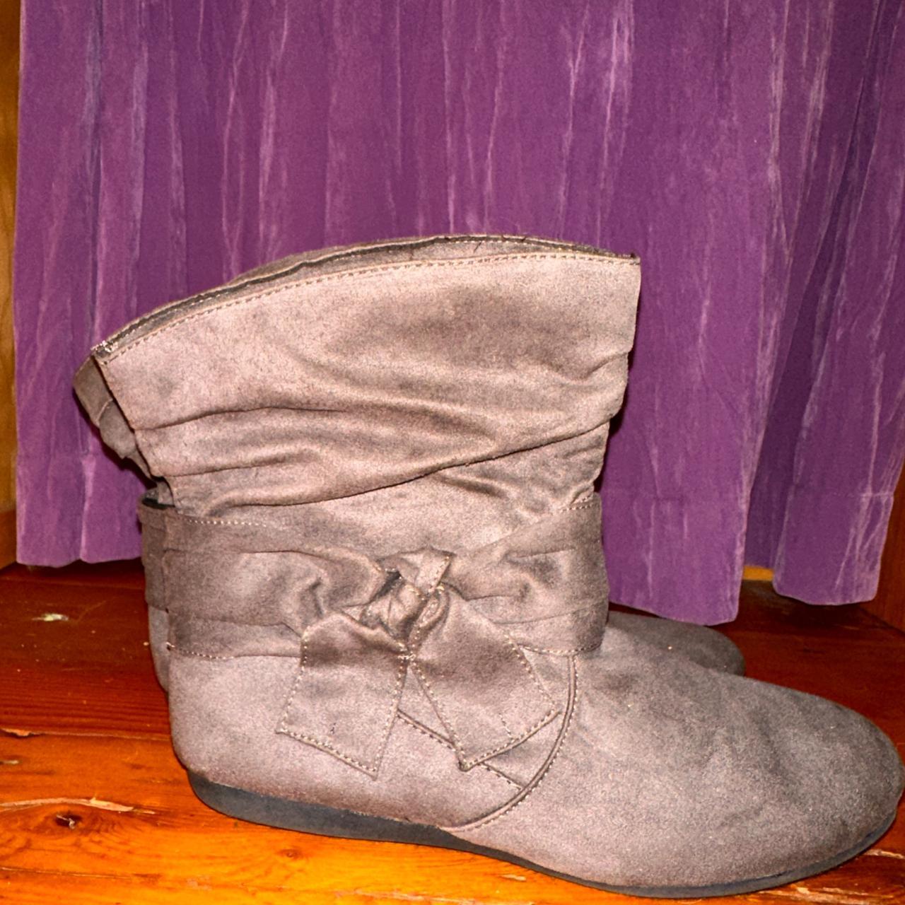 Grey best sale slouch booties