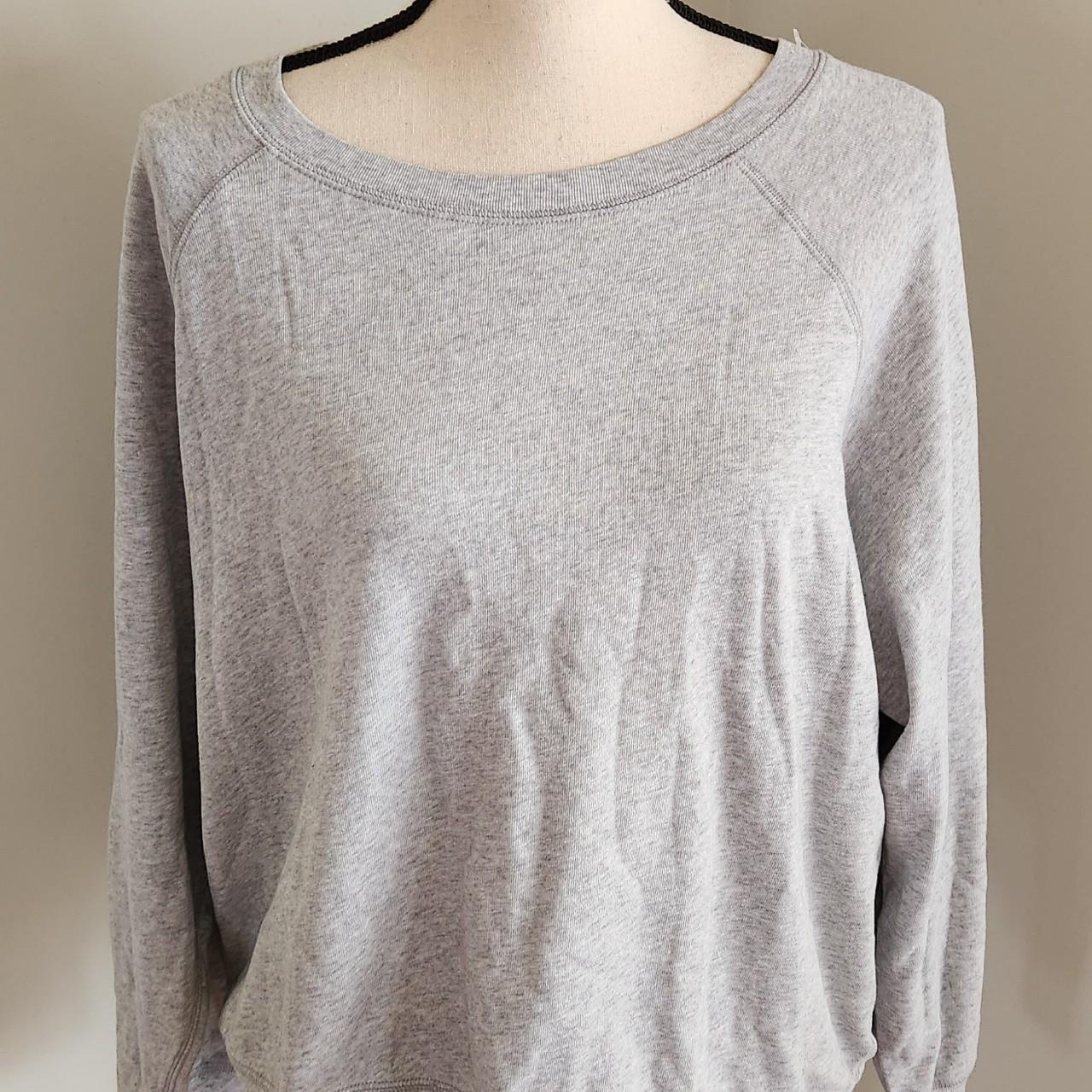 J.Crew Women's Grey Sweatshirt | Depop