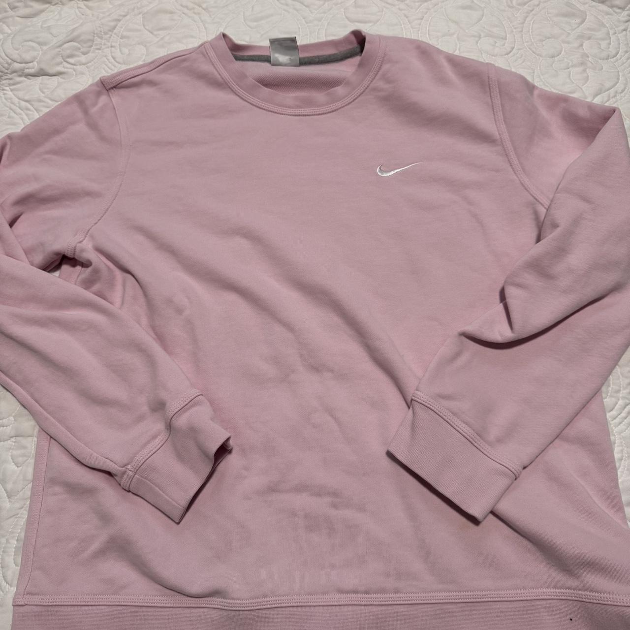 nike pink crewneck sweatshirt