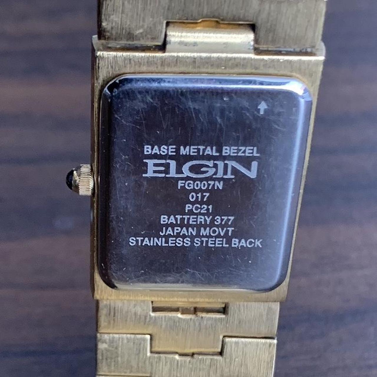 Elgin diamond hotsell watch fg007n