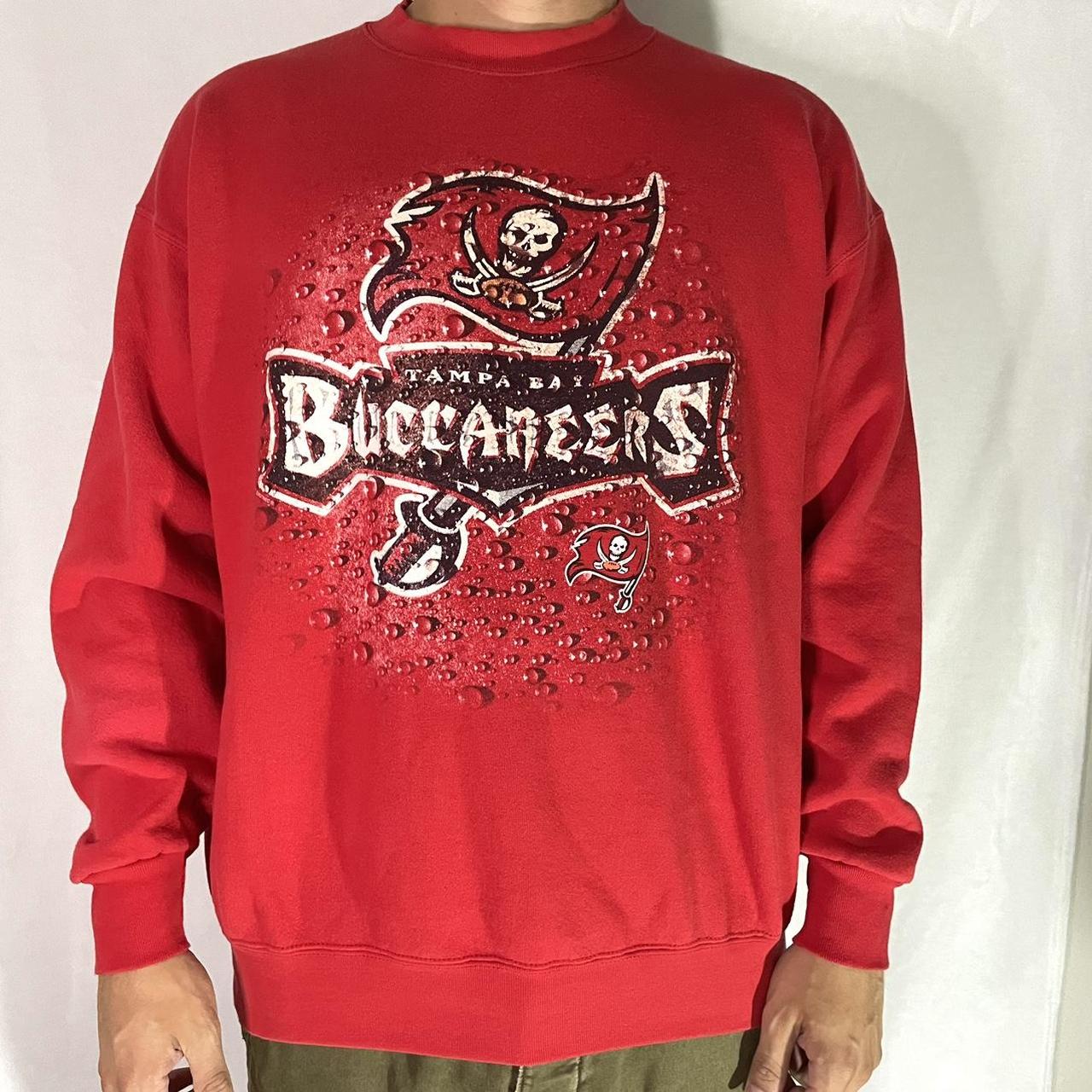 Tampa Bay Buccaneers Lee Sport Mens Sweatshirt Vintage 