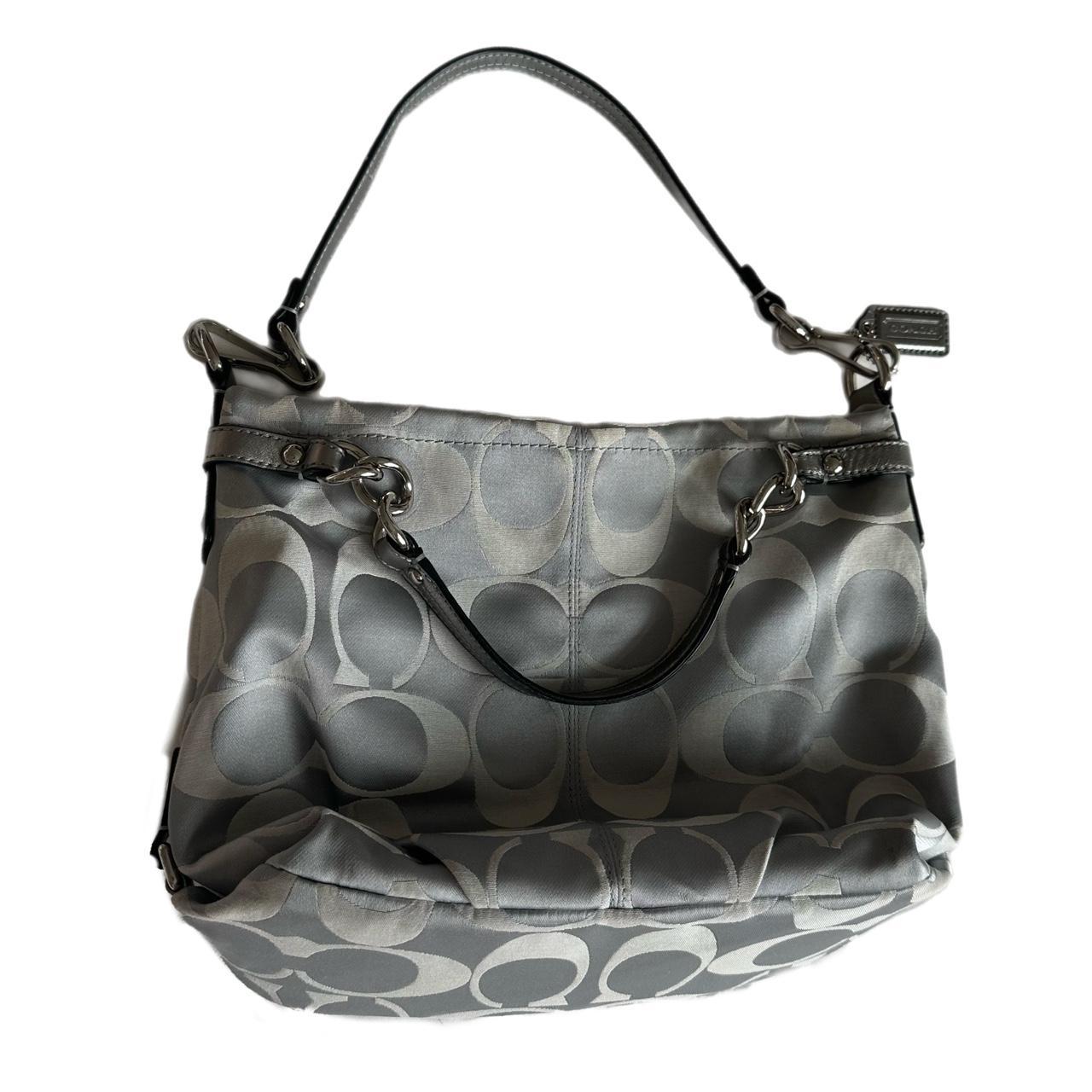 Coach gray purse online