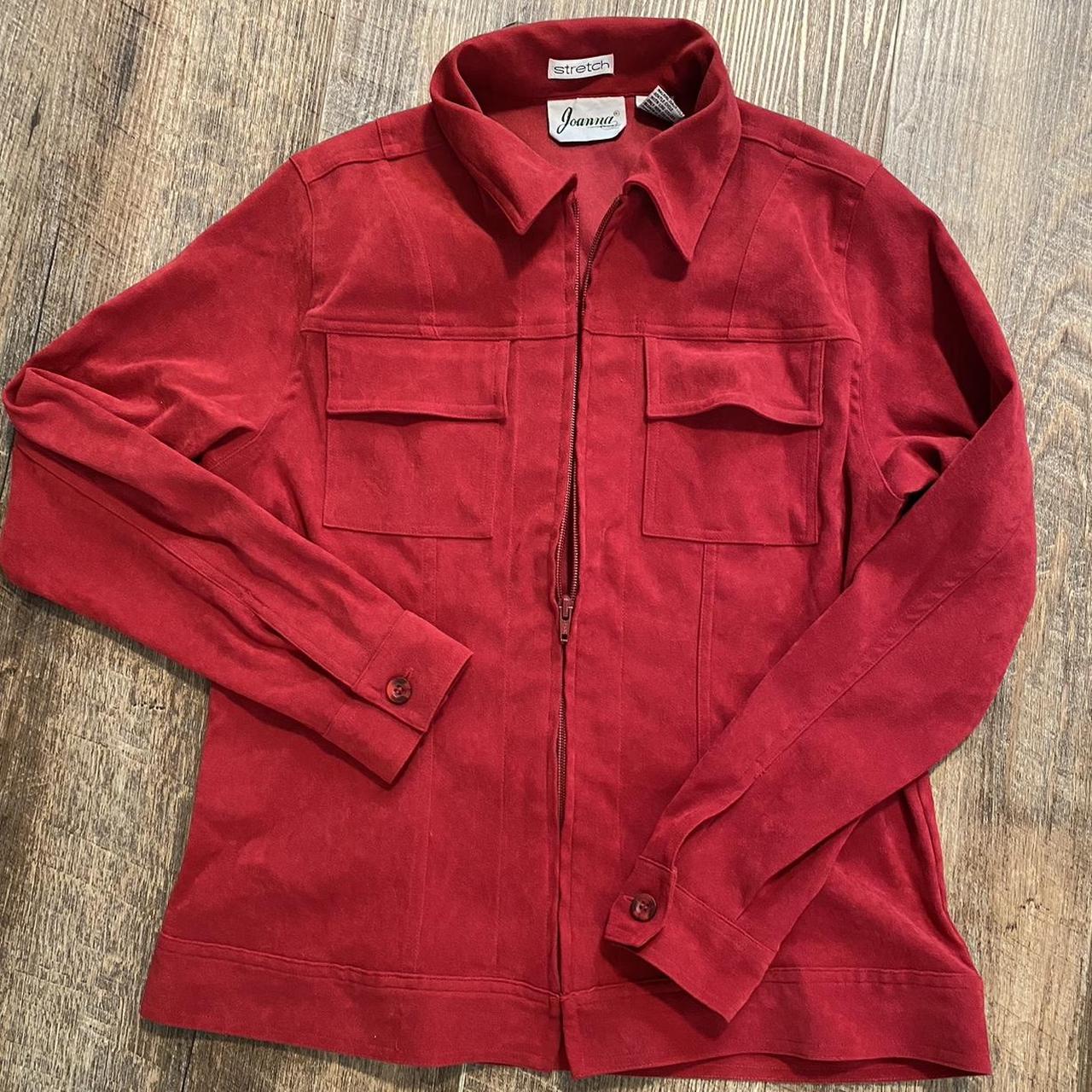 the cutest lil polyester zip up. lightweight and... Depop