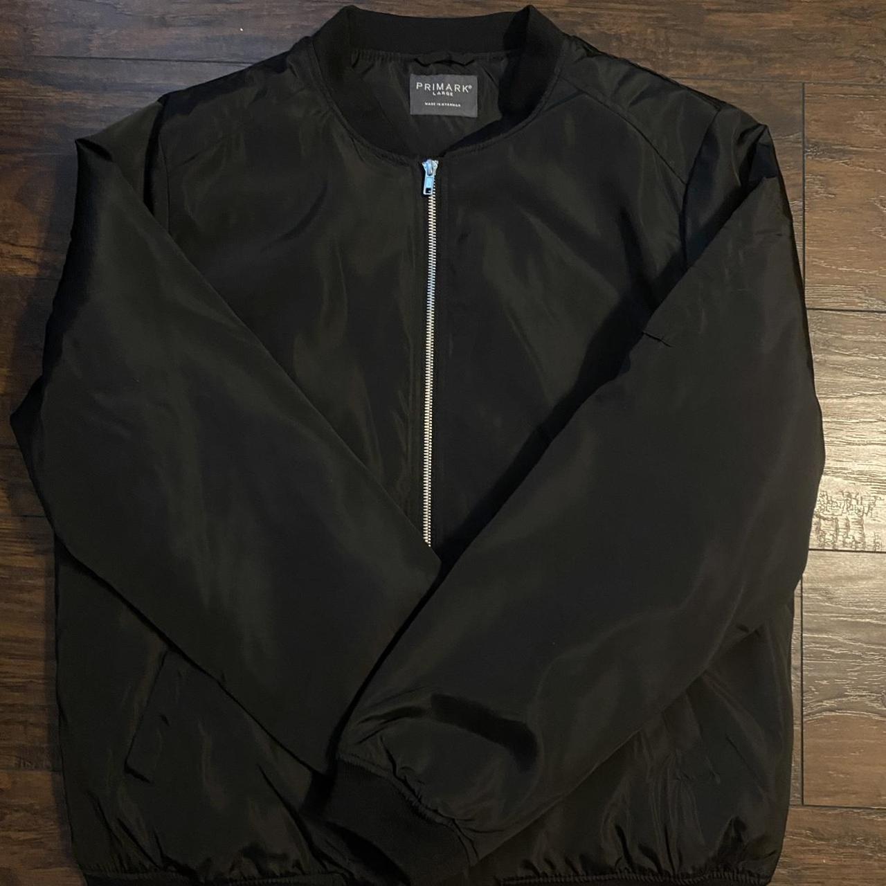 Primark Black Bomber Jacket Men’s Size Large Never... - Depop