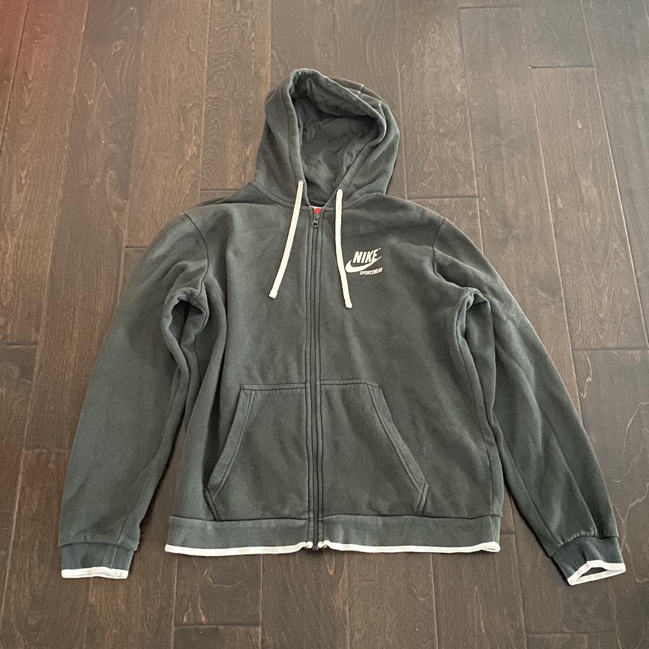 mens dark green nike hoodie