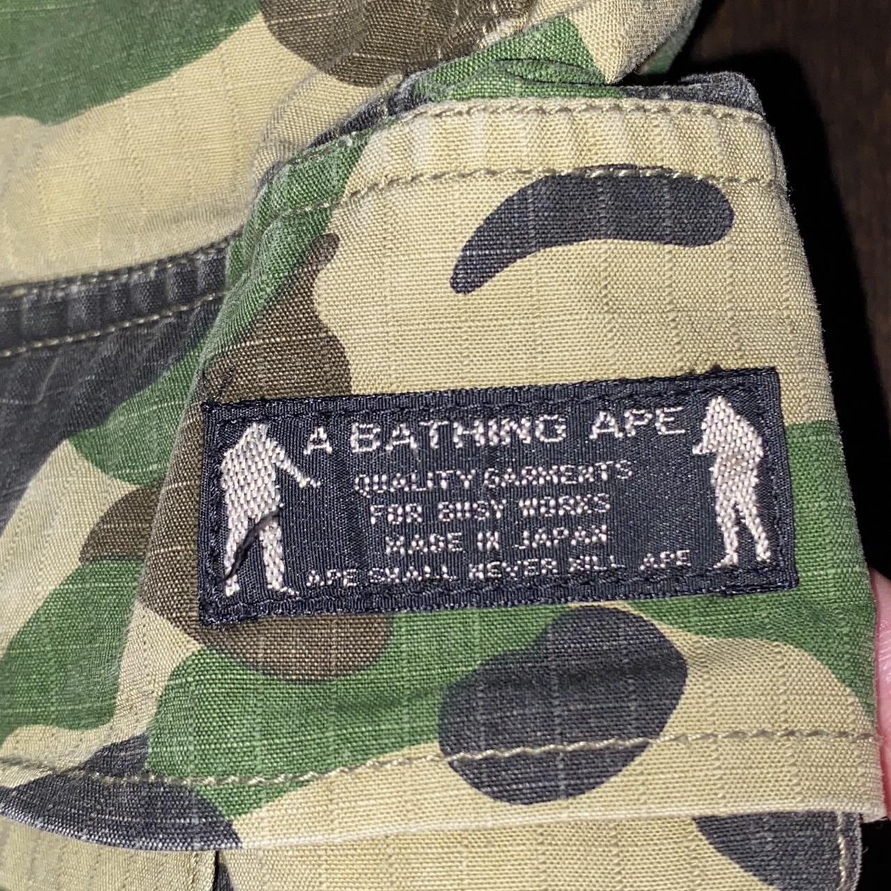 2000'S OG BAPE CAMO CARGO SHORTS MEASUREMENTS: Depop