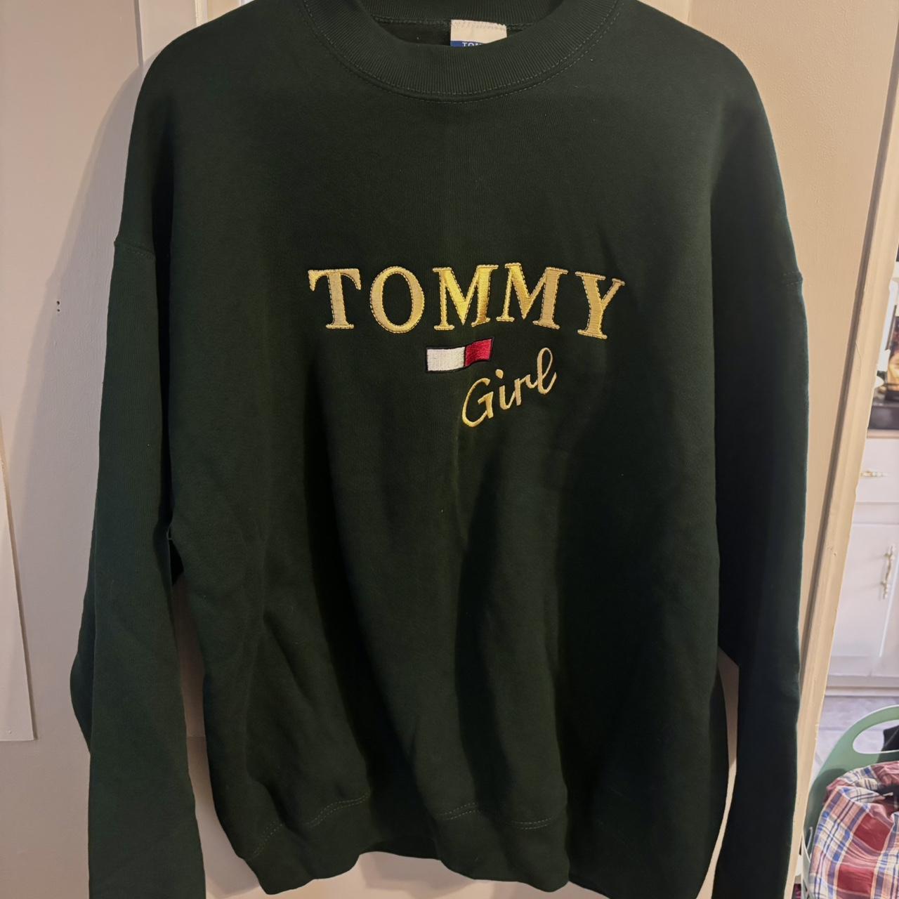 Tommy hilfiger hotsell green sweatshirt