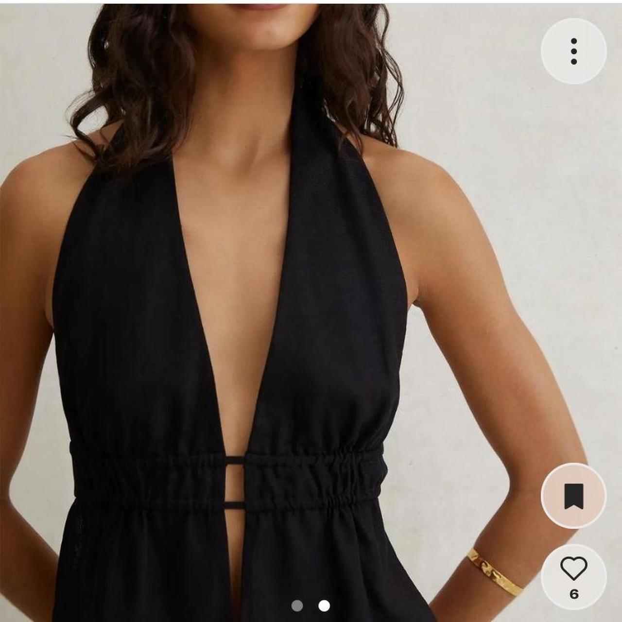 GLASSONS backless linen top Best fit an 810 Worn once Depop