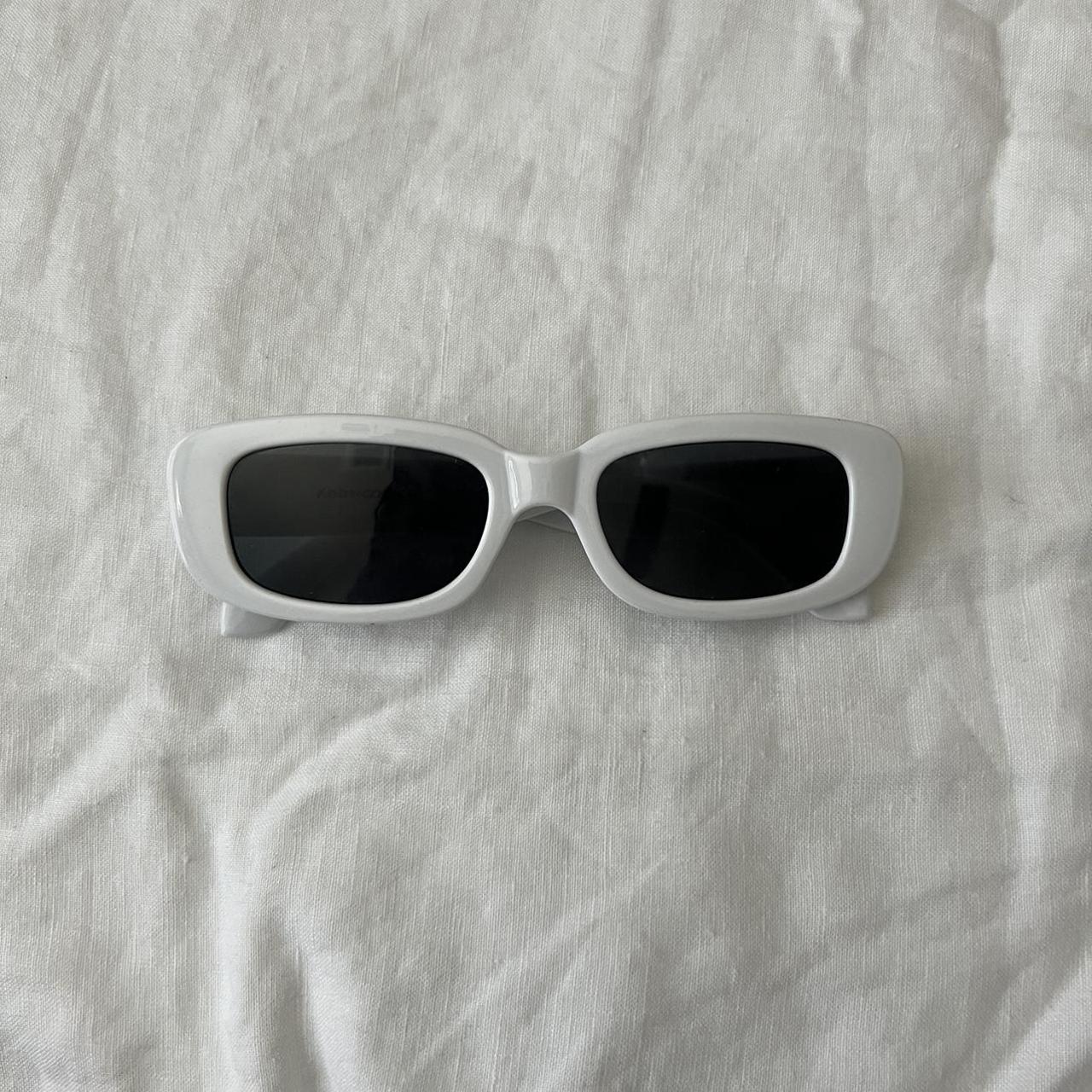 SHEIN Women's White Sunglasses | Depop