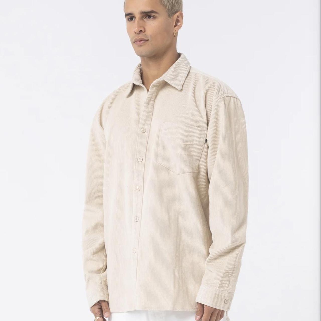 Barney Cools Men's Cream and White Shirt (4)