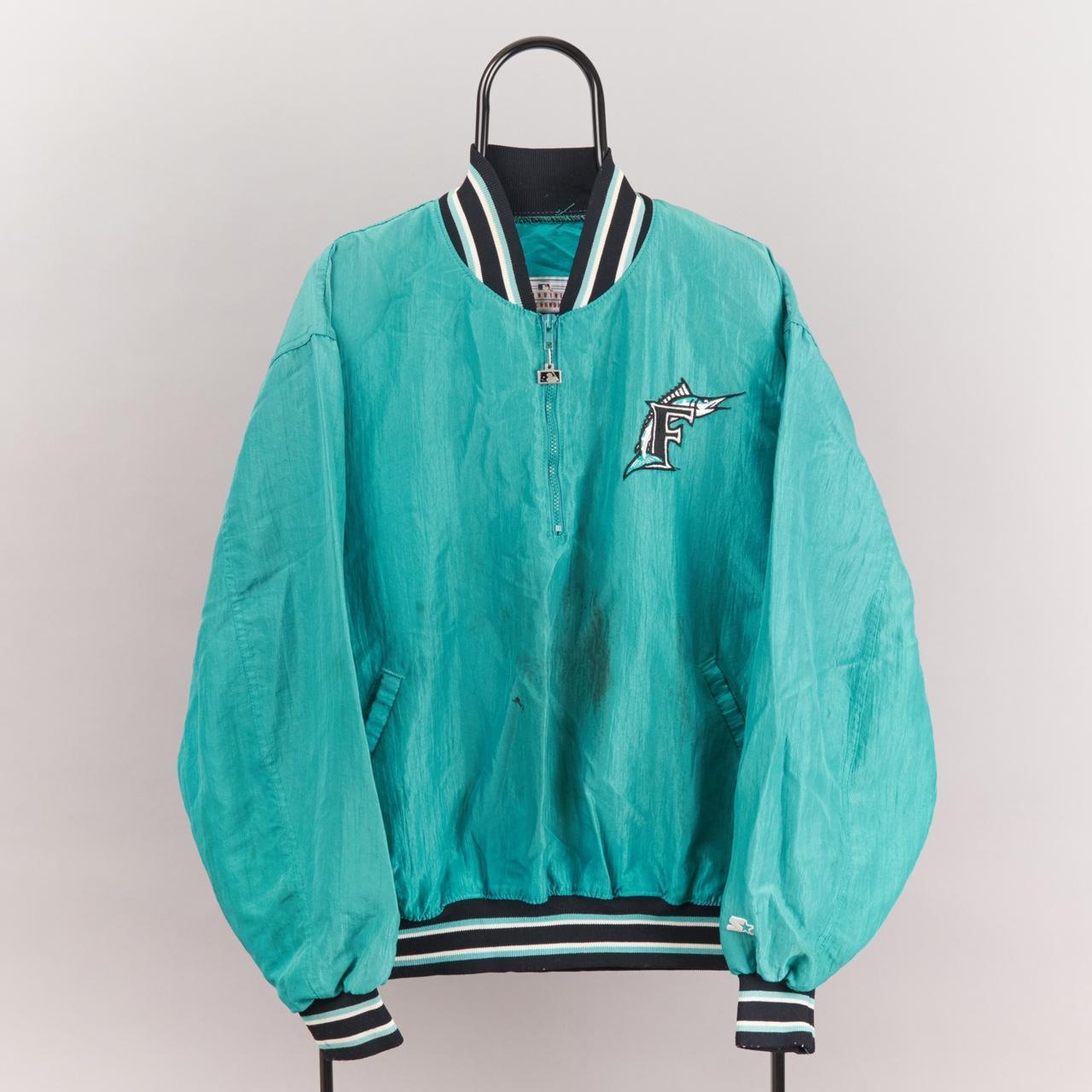 Vintage Florida Marlins Starter Jacket. From the - Depop