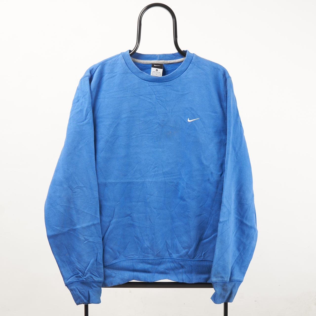 Light blue shop nike sweatshirt vintage