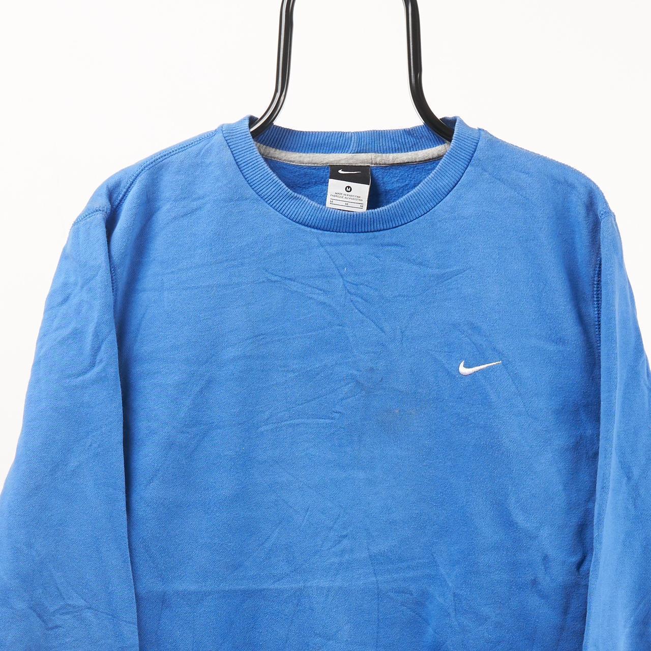 Faded blue shop nike sweatshirt