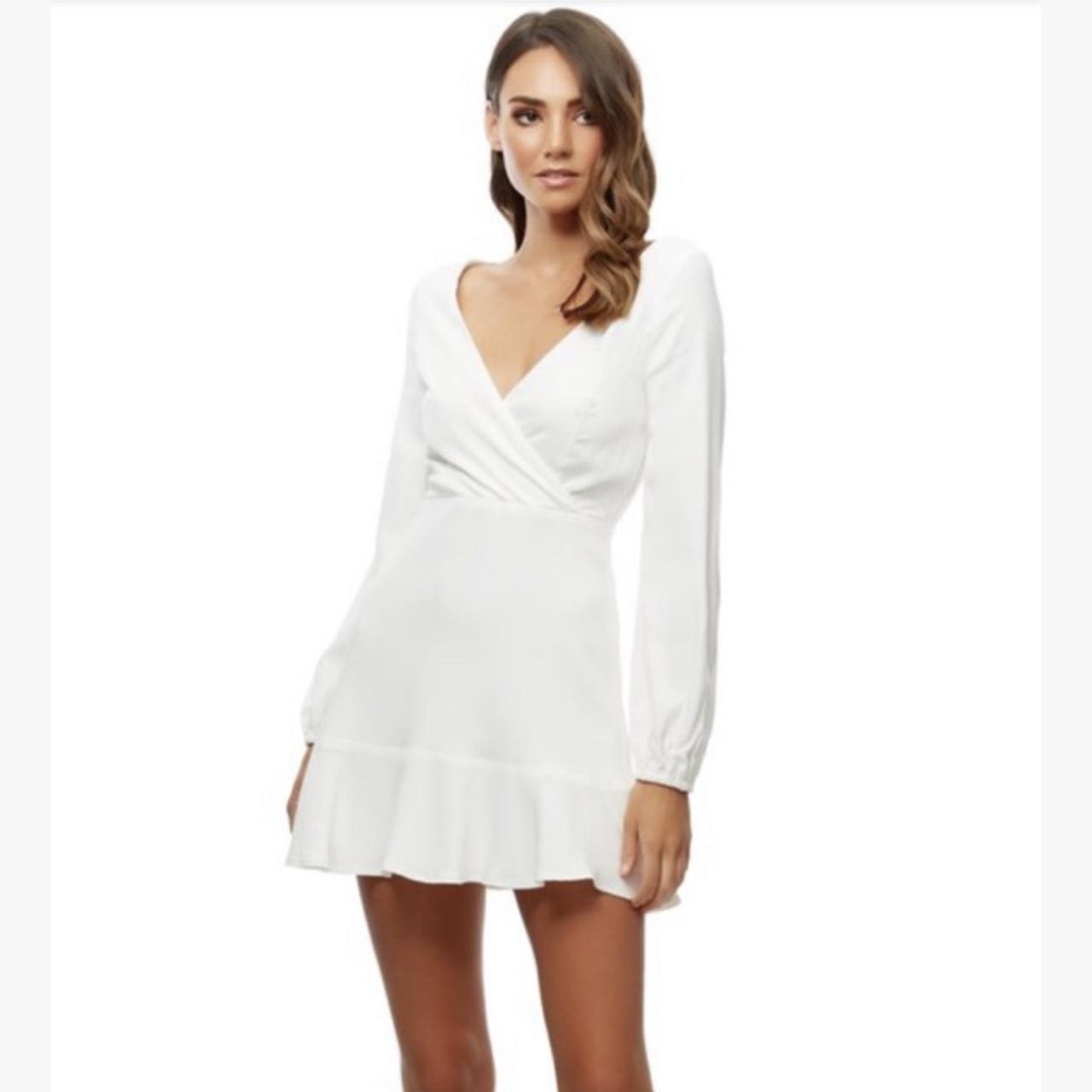 Kookai Satinette Vee Dress, Size: 36,