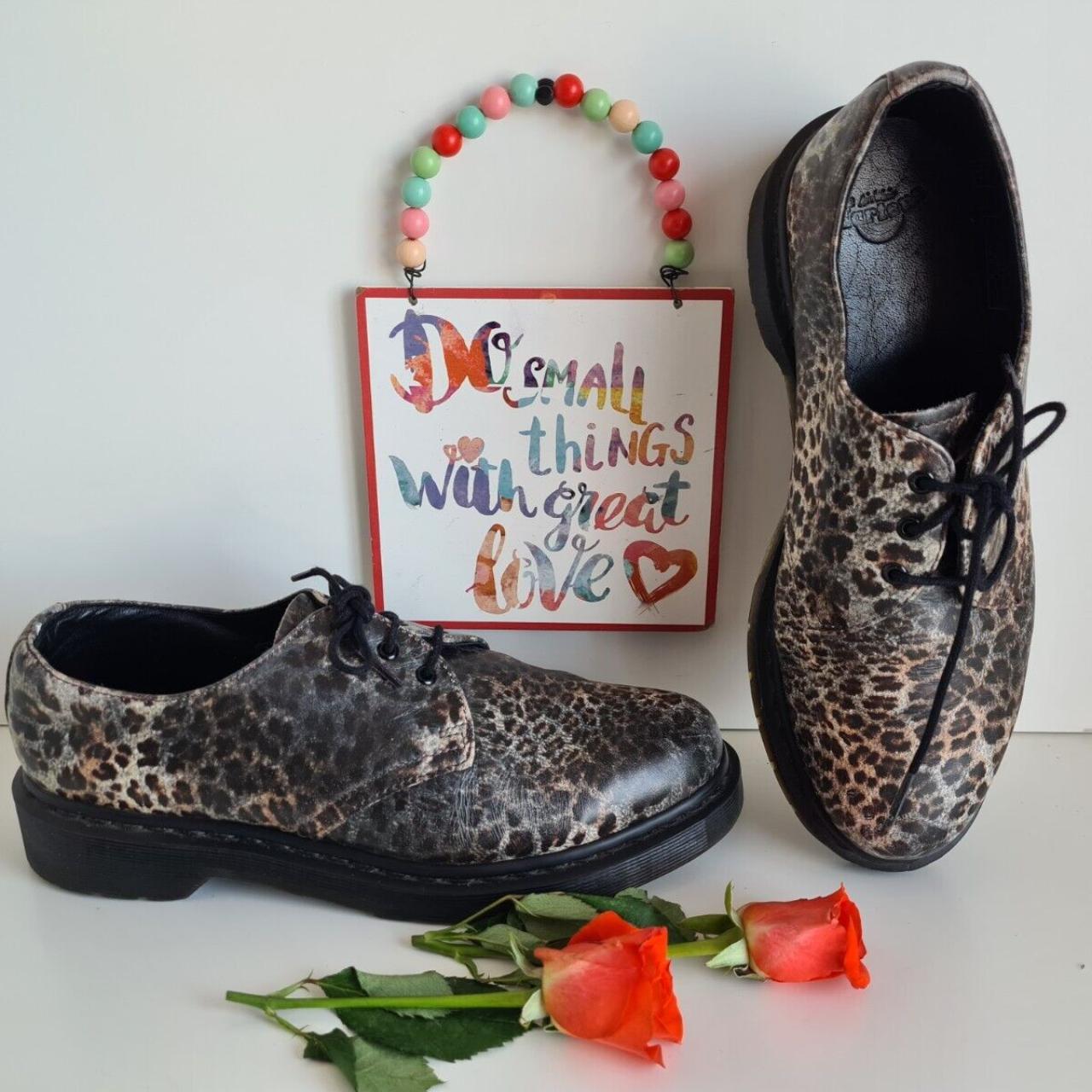 Leopard print outlet dr martens shoes