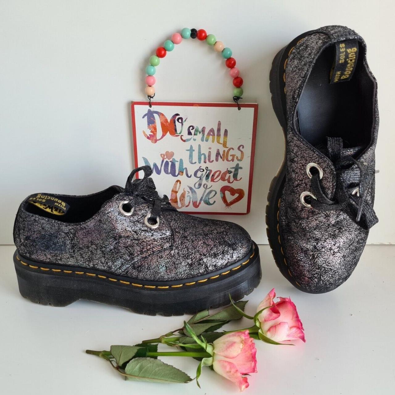 Dr martens quad outlet retro jadon black rose