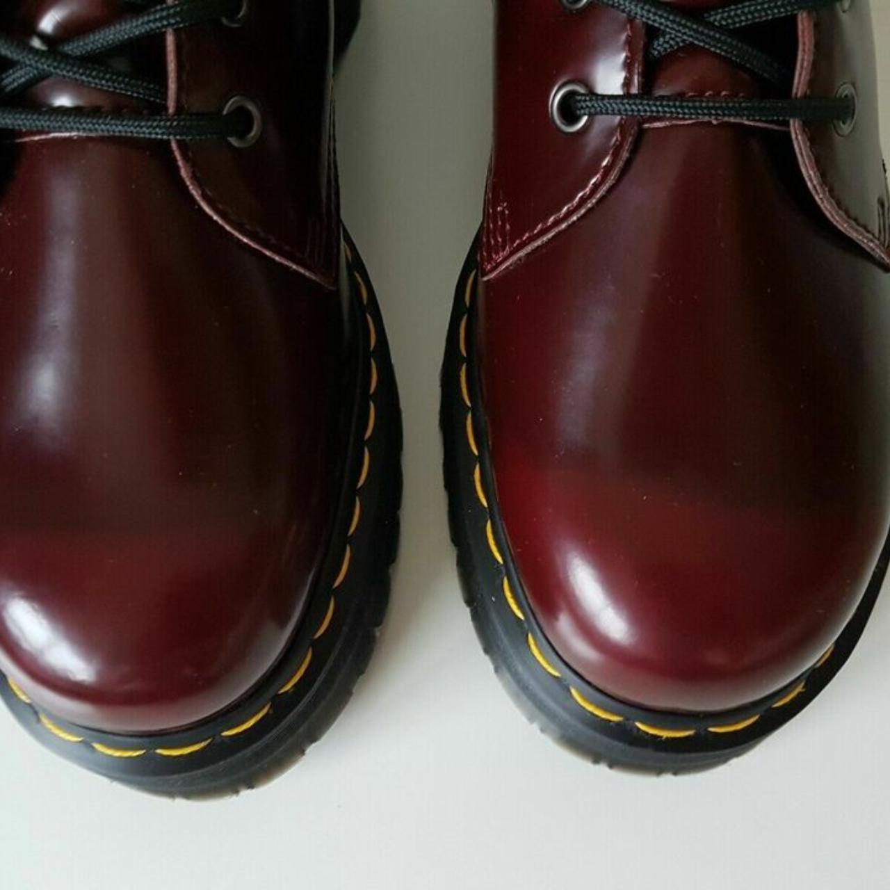 Dr martens vegan 101 cherry red clearance cambridge brush