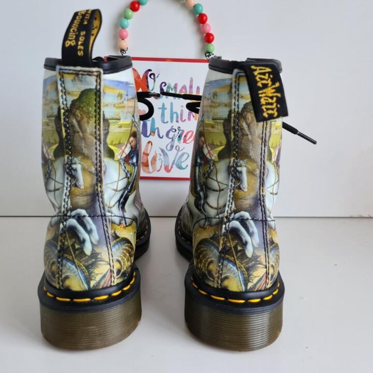 Dr Martens George & Dragon artist museum 1461 8 hole | Depop