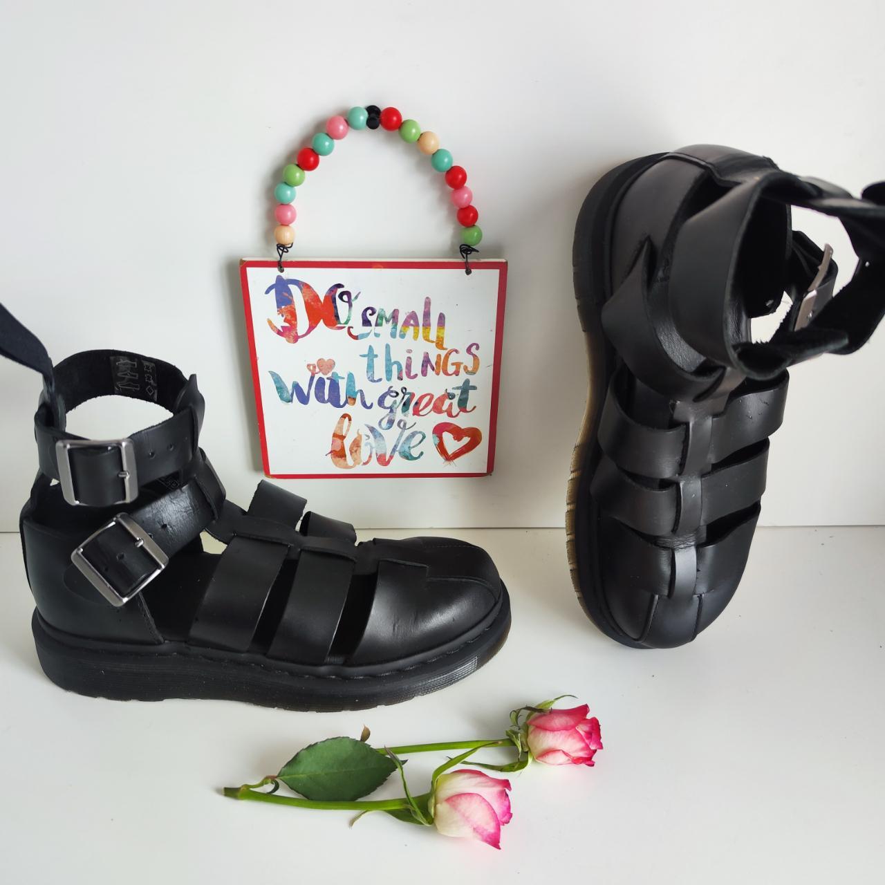 Dr Doc Martens black Geraldo leather sandals UK6