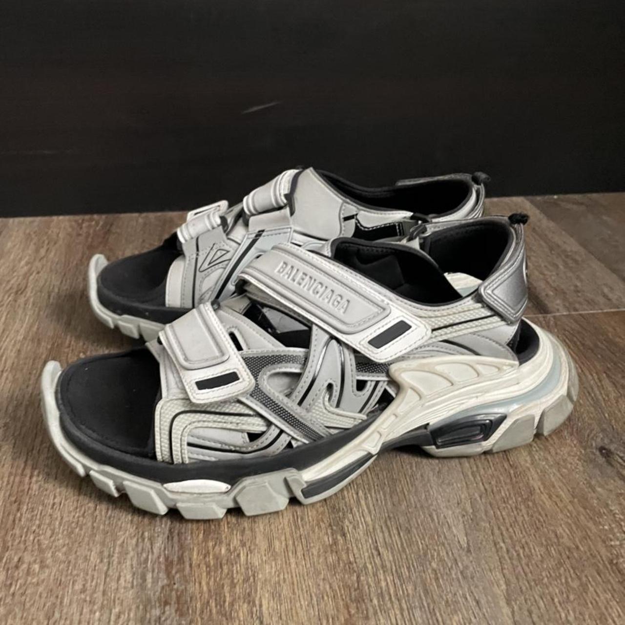 balenciaga sandals mens blue