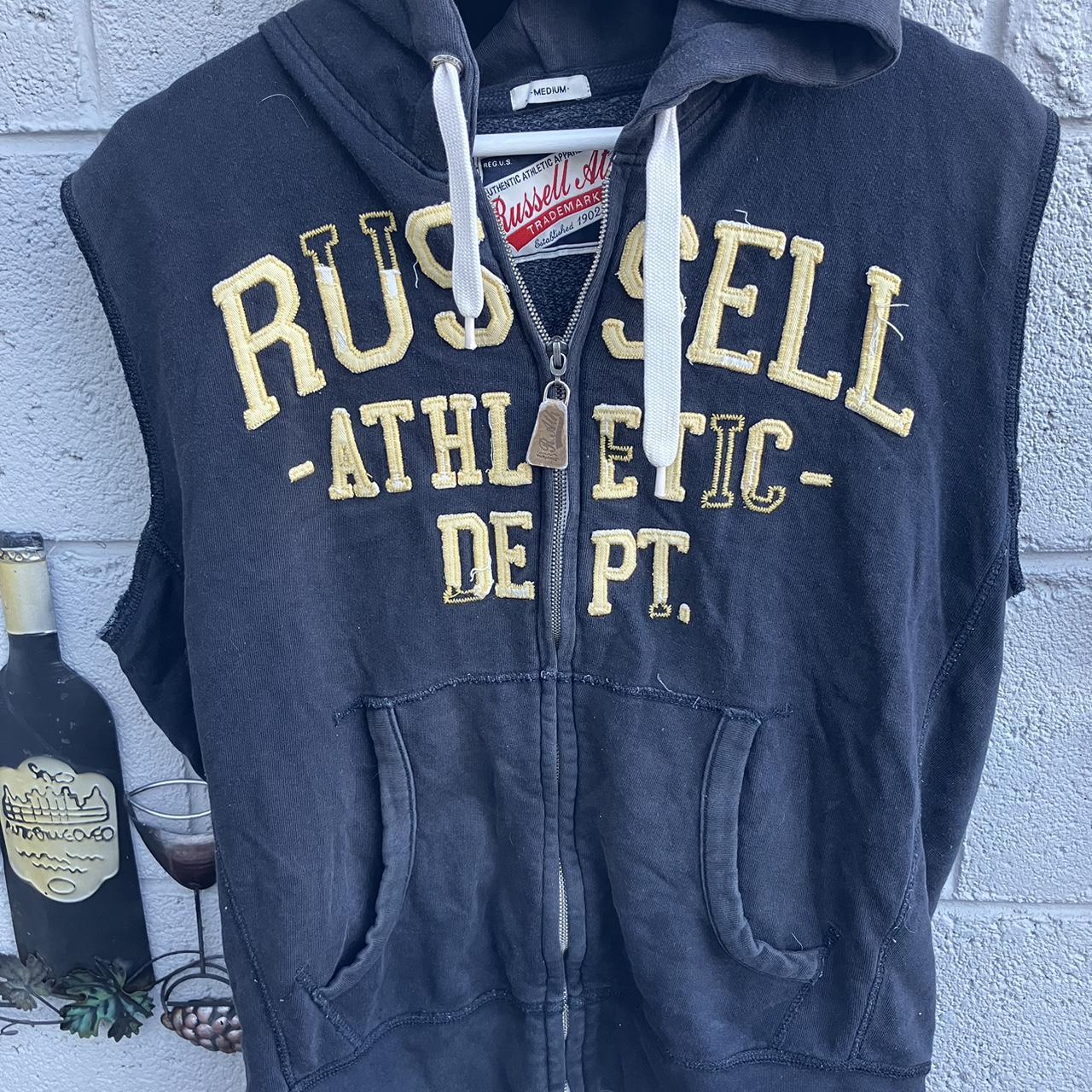 Russell athletic sleeveless hoodie sale