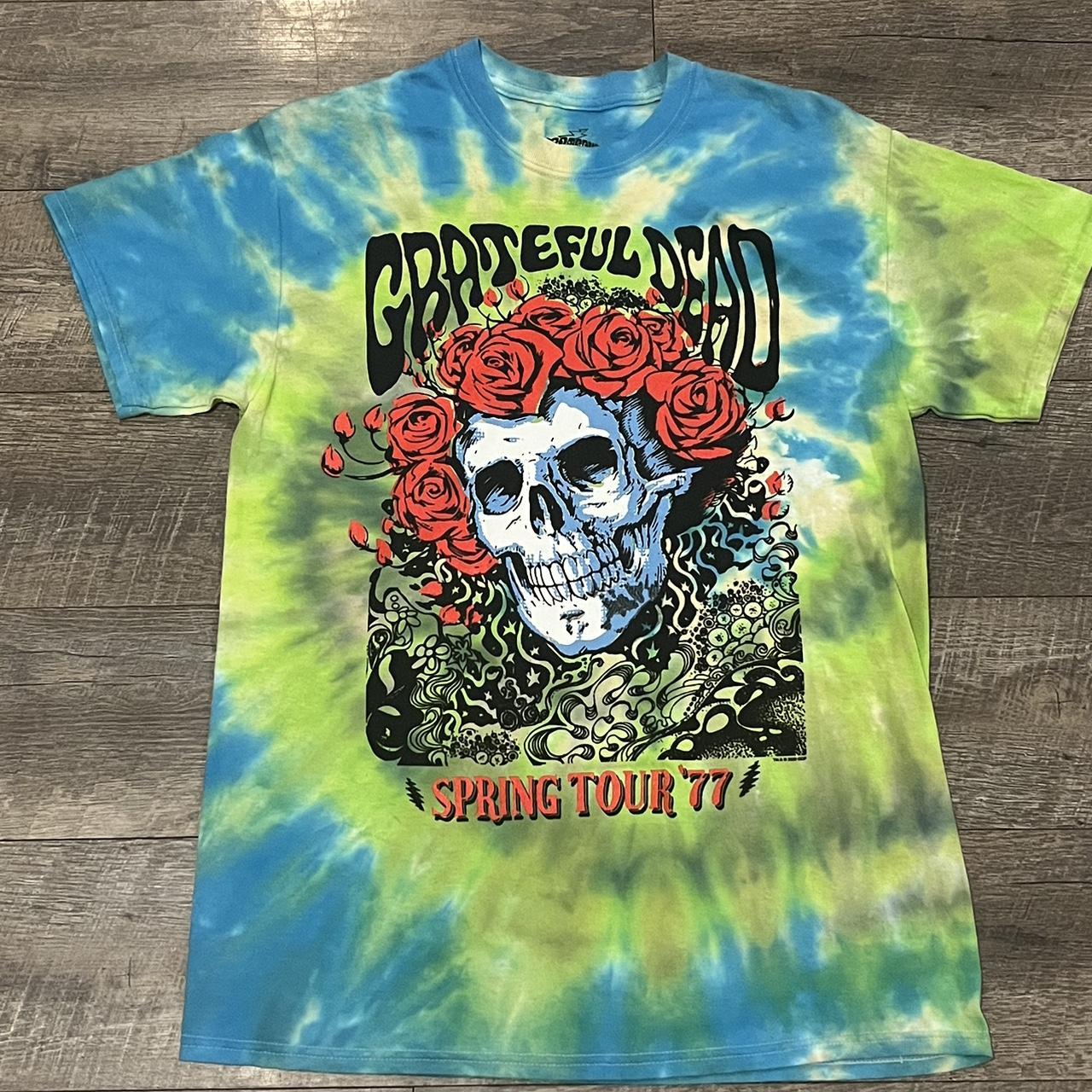 Grateful Dead vintage band tee shirt. Spring tour - Depop