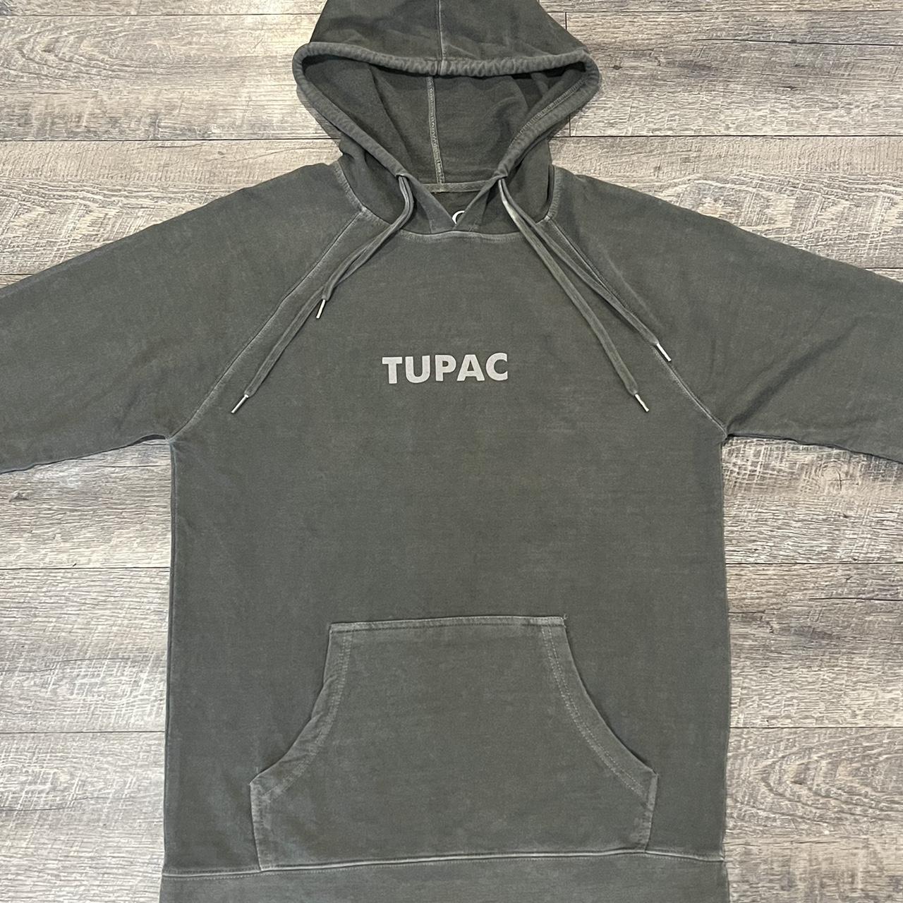 Grey best sale tupac hoodie