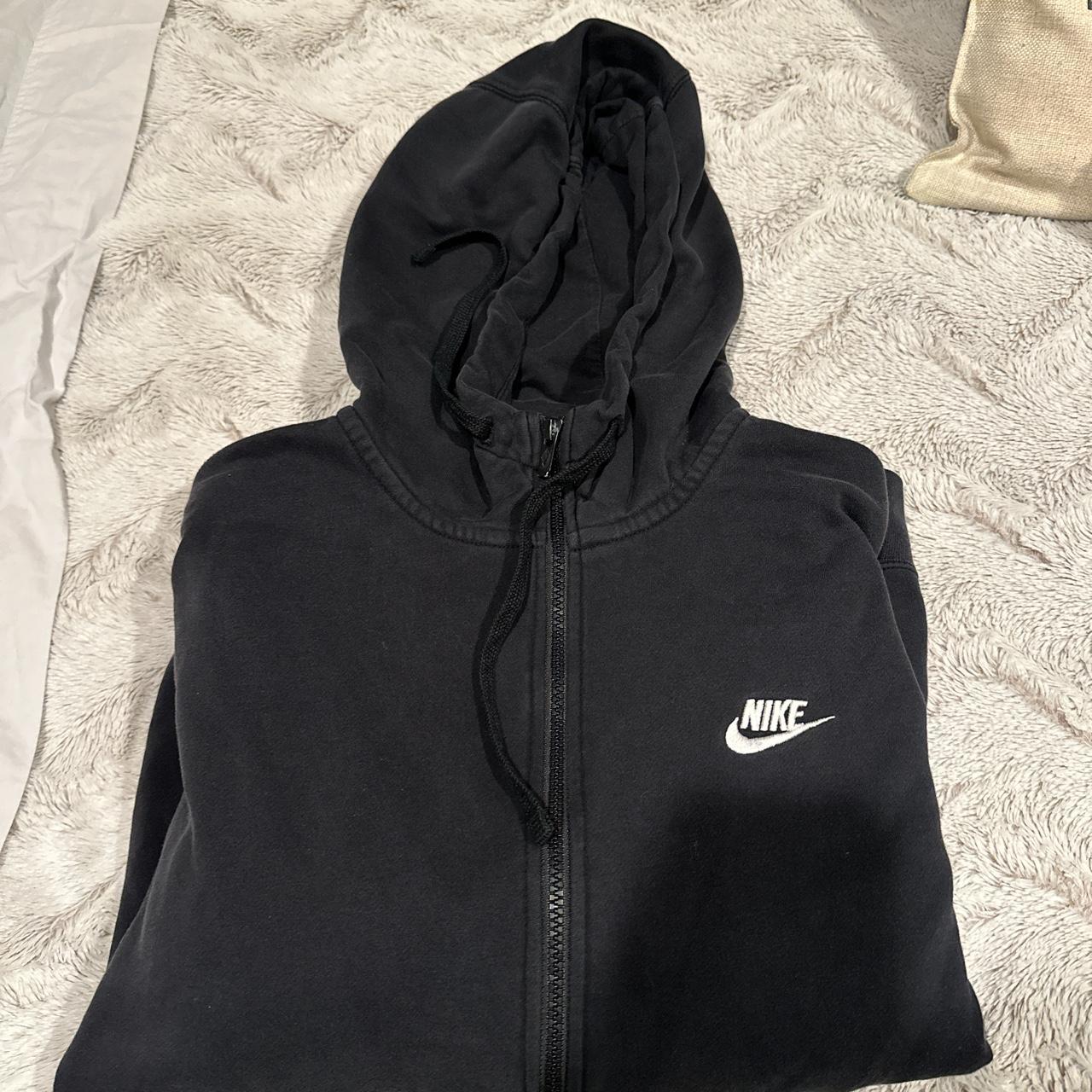 Black men’s Nike zip up - Depop