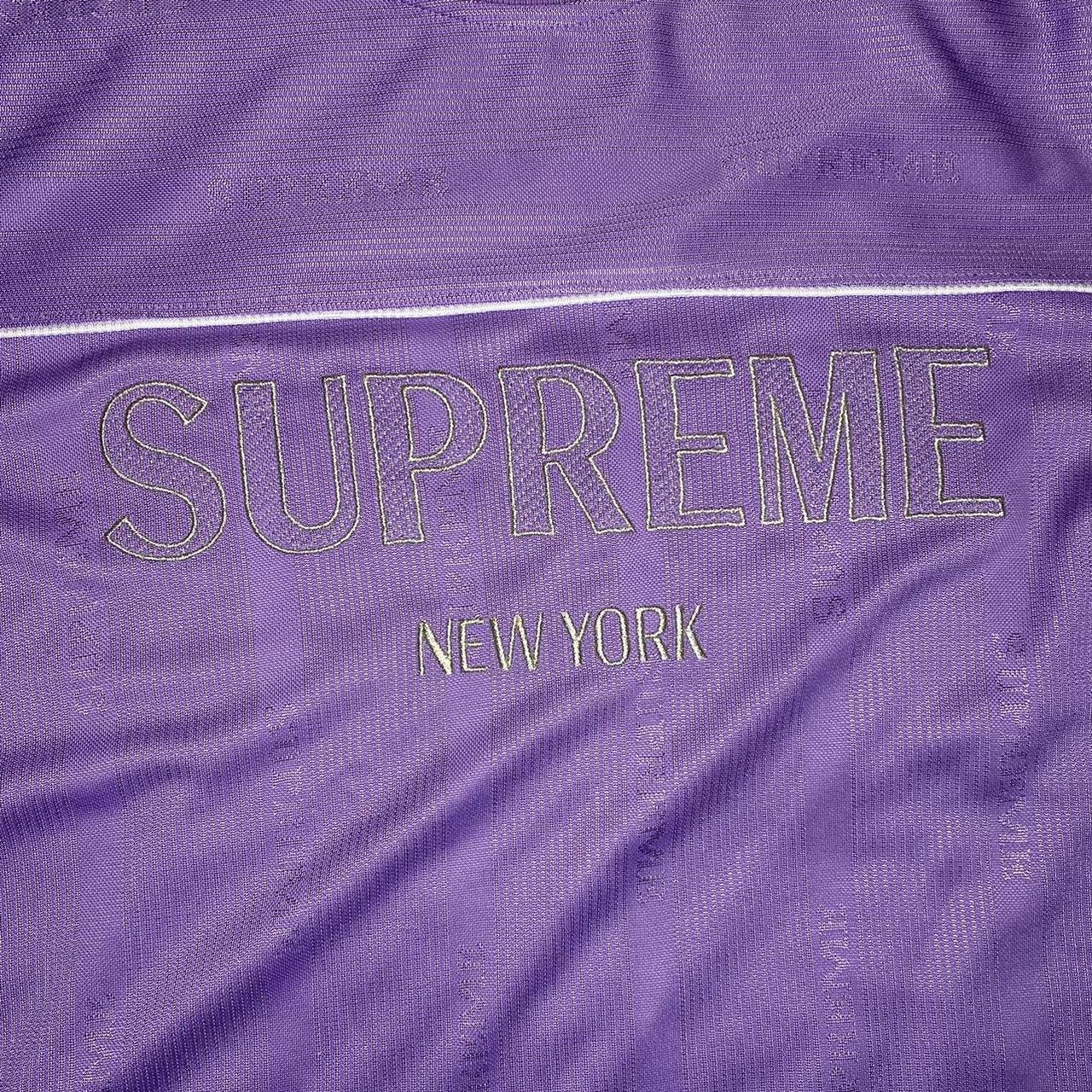 Supreme Dazzle Warm Up Top Purple | Size... - Depop