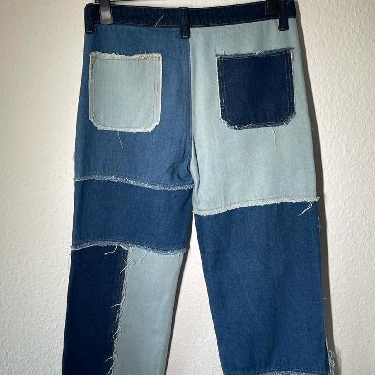 jaded london patch jeans 10/10... - Depop