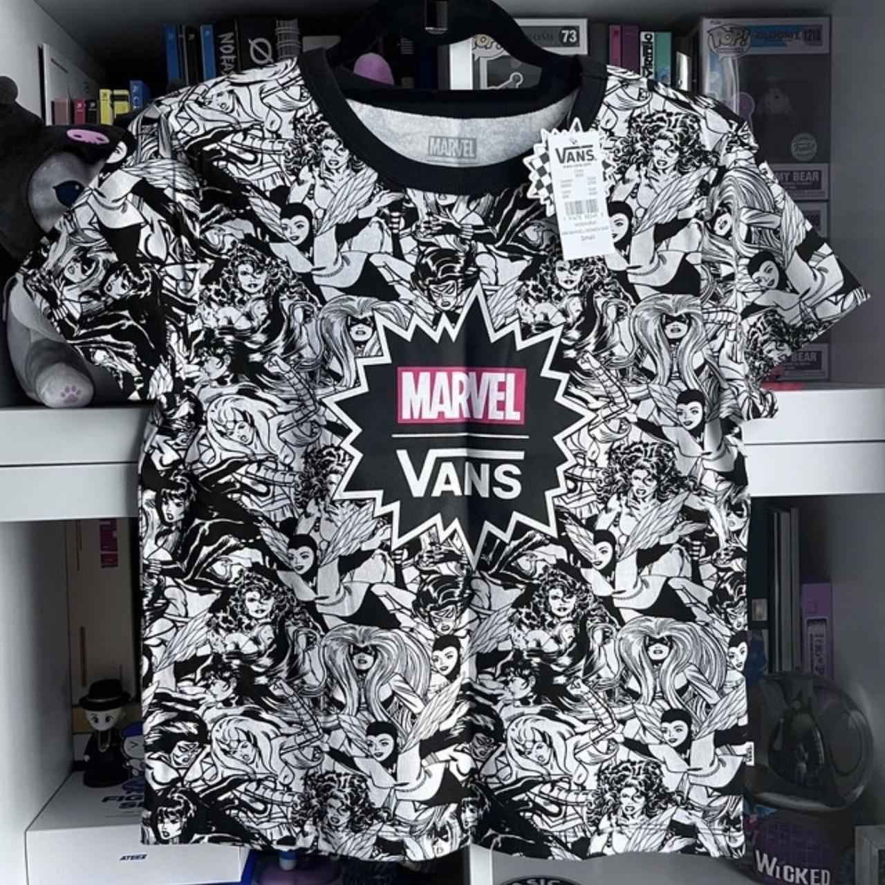 Avengers vans shirt best sale