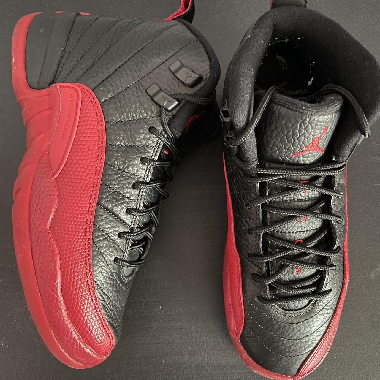 Jordan 12 flu game Size 4.5y Depop