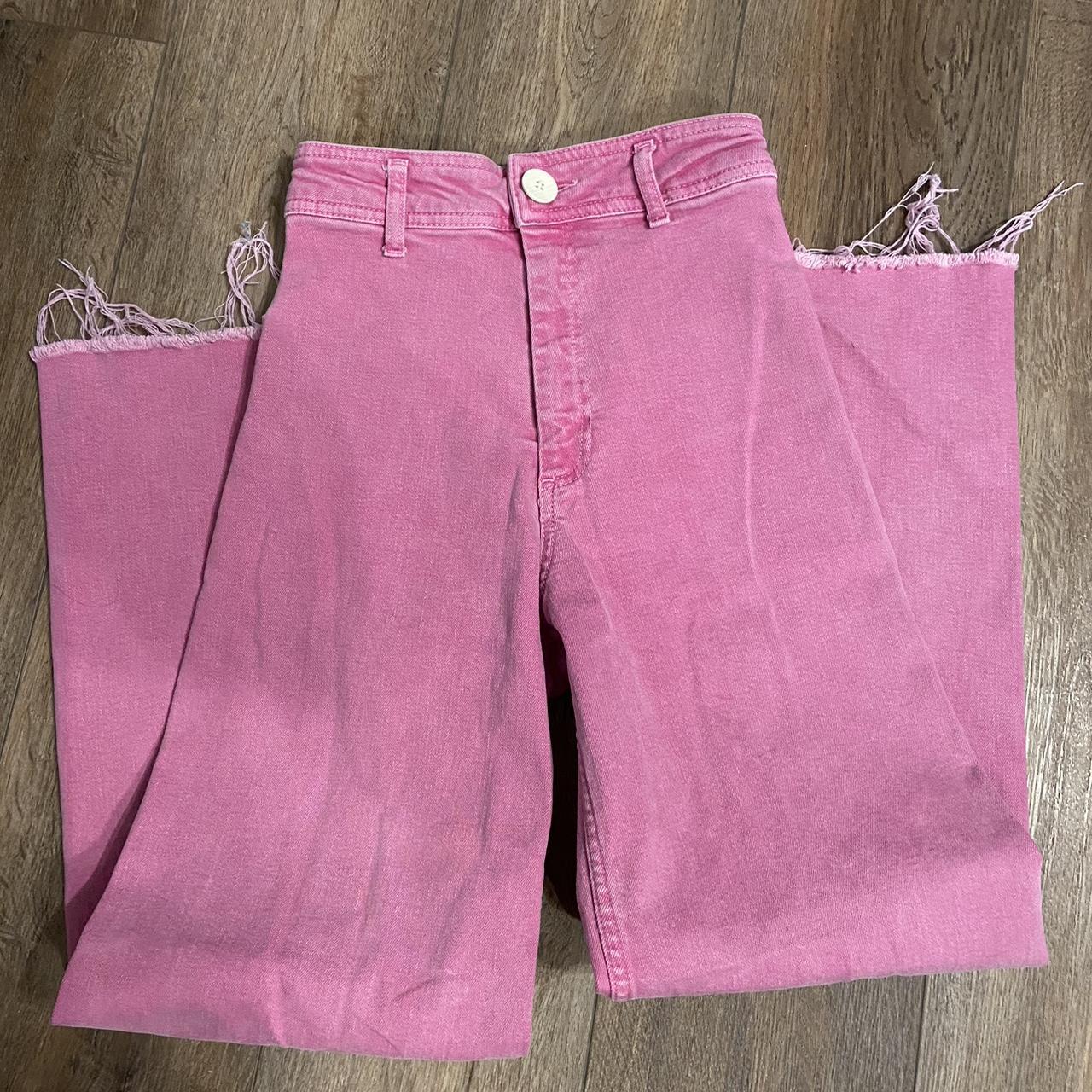 zara marine straight jeans size 0 slightly used... Depop