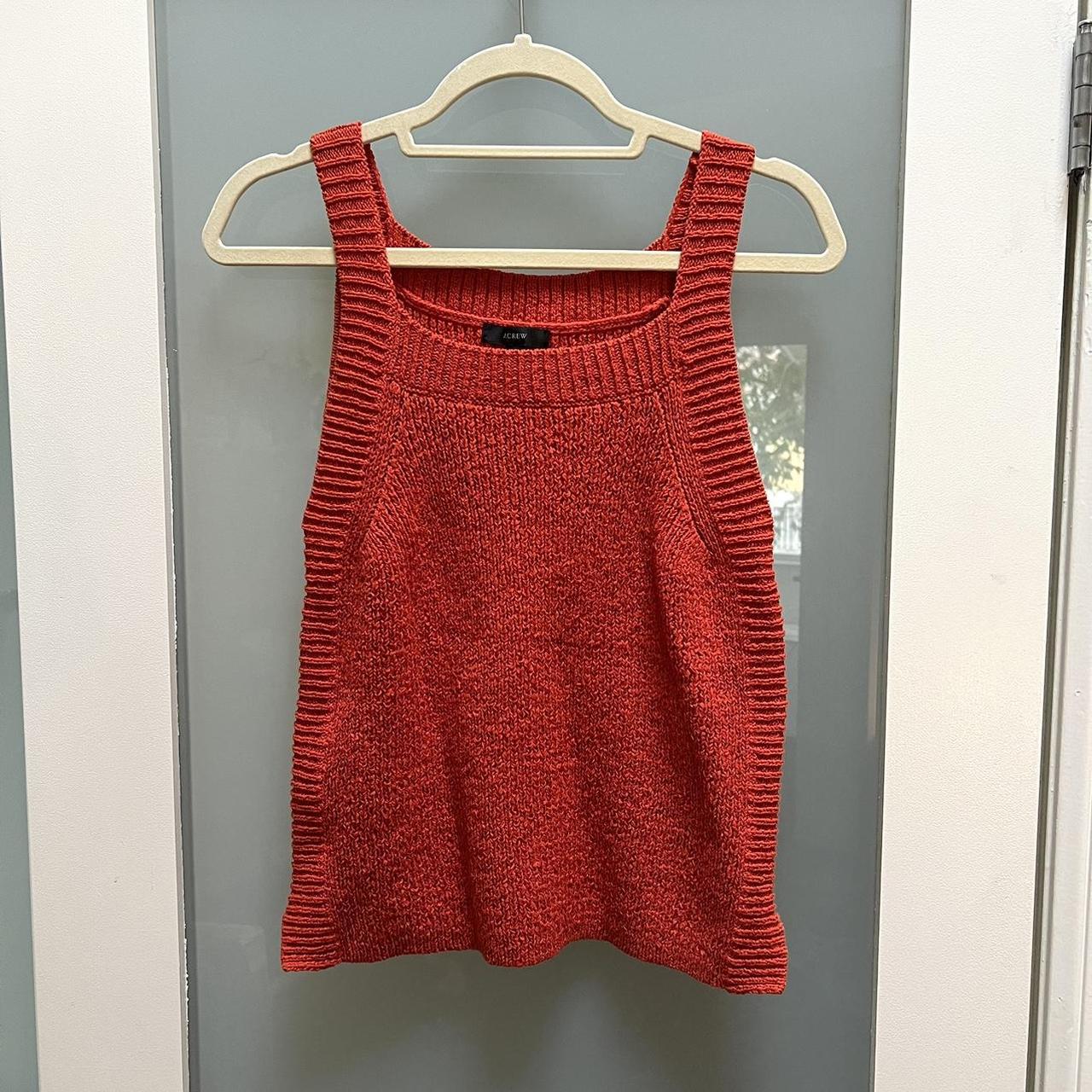 J.Crew Women's Orange and Red Vest