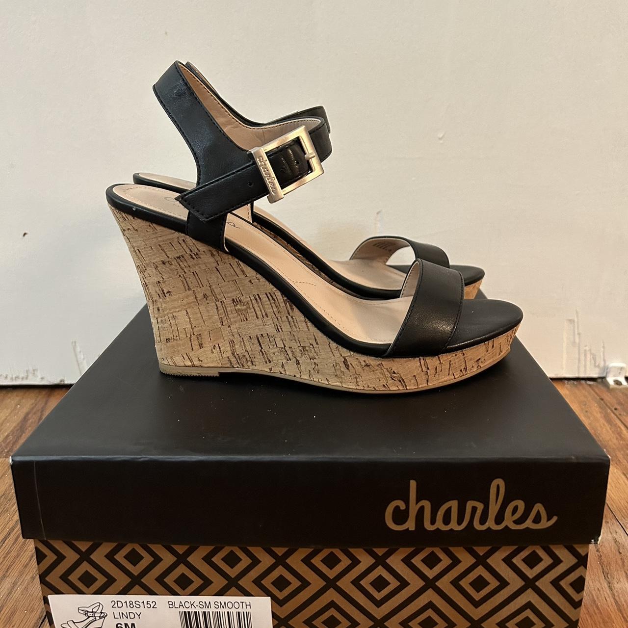 Charles david store wedge shoes