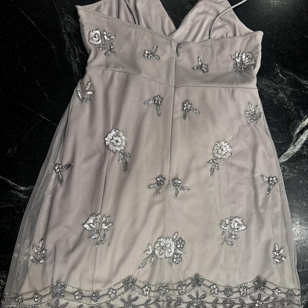 Altar’d State dress. NWT!! Org $149 Grey. Sheer.... - Depop