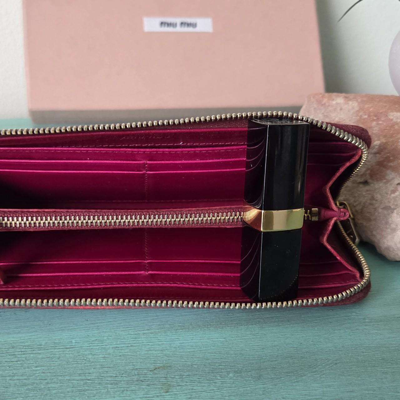 Miu Miu Women's Wallet - Red/Pink – Miu Miu red c… - image 5