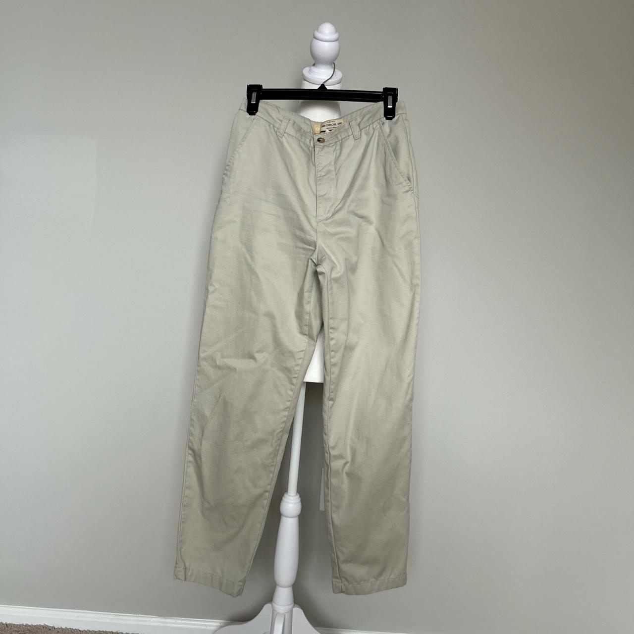 Beige Cherokee highwaisted khaki pants. Thrifted... Depop