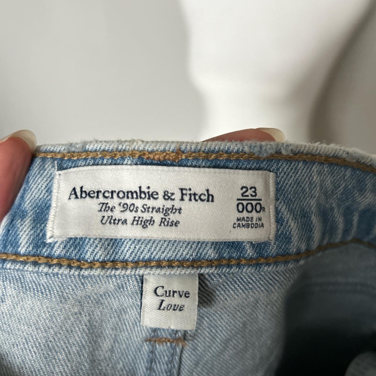 Light was Abercrombie & Fitch the 90s straight ultra... - Depop