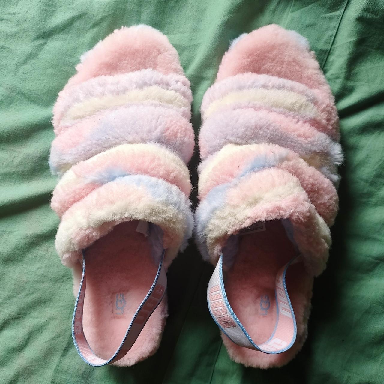 Size 13 fur on sale slides