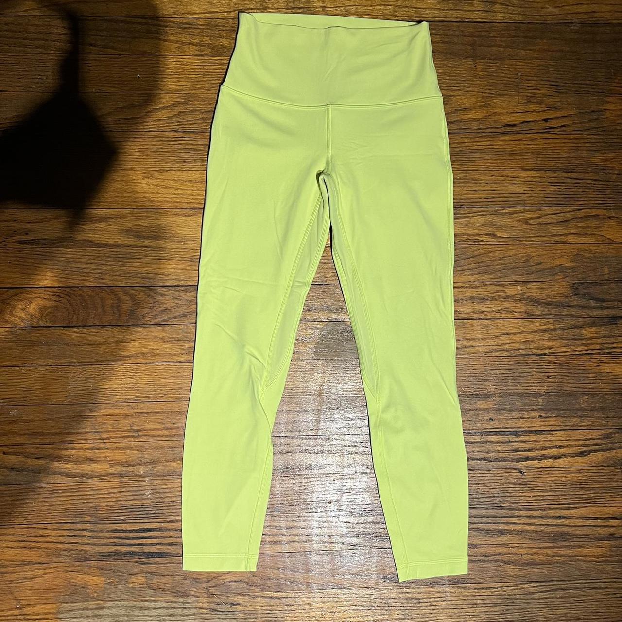 lululemon align leggings 25” color: yellow - Depop