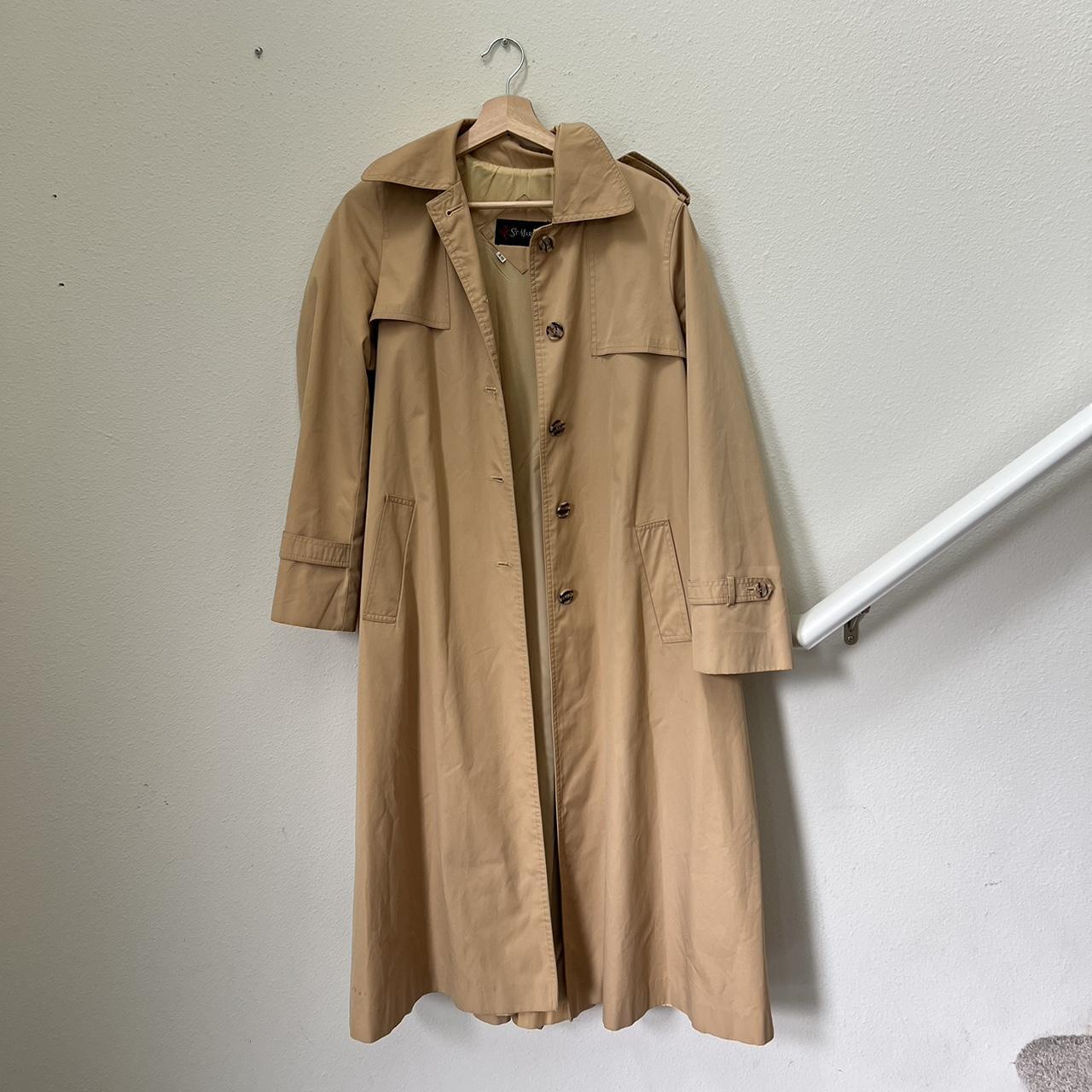 vintage trench coat size XS-M, depending on desired... - Depop