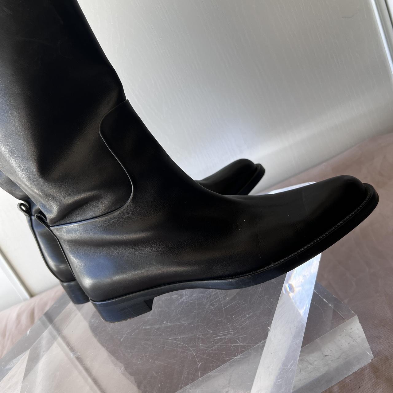 Jil Sander Women's Black Boots Depop