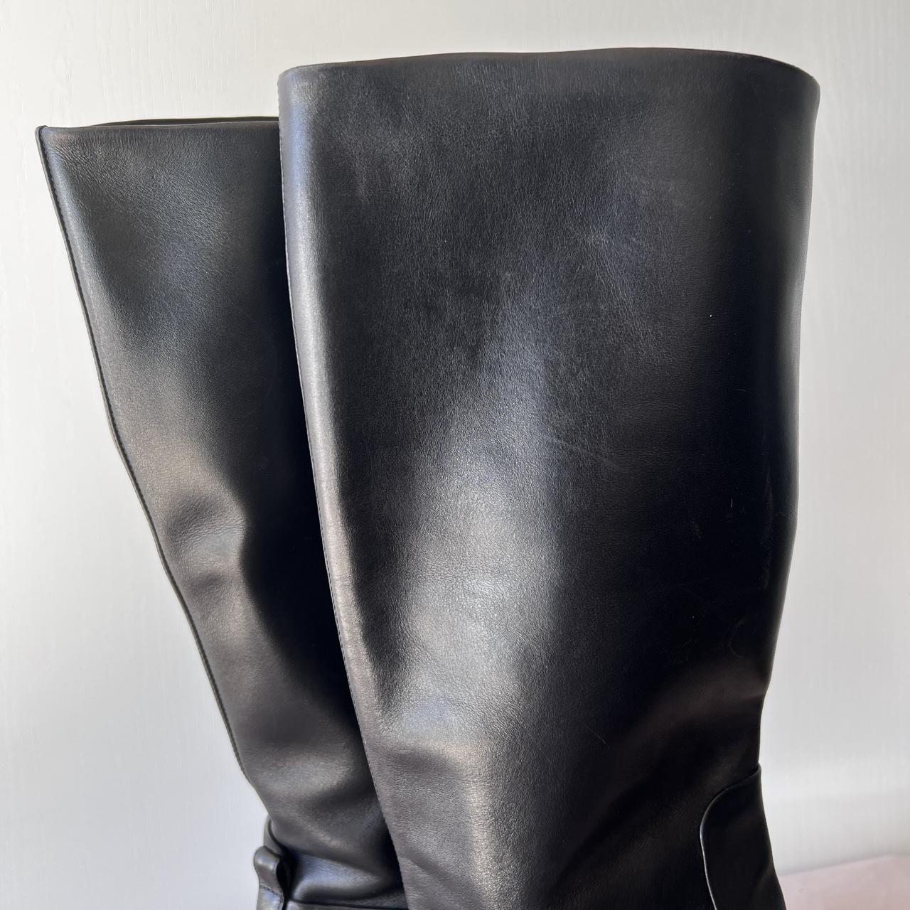 Jil Sander Women's Black Boots Depop