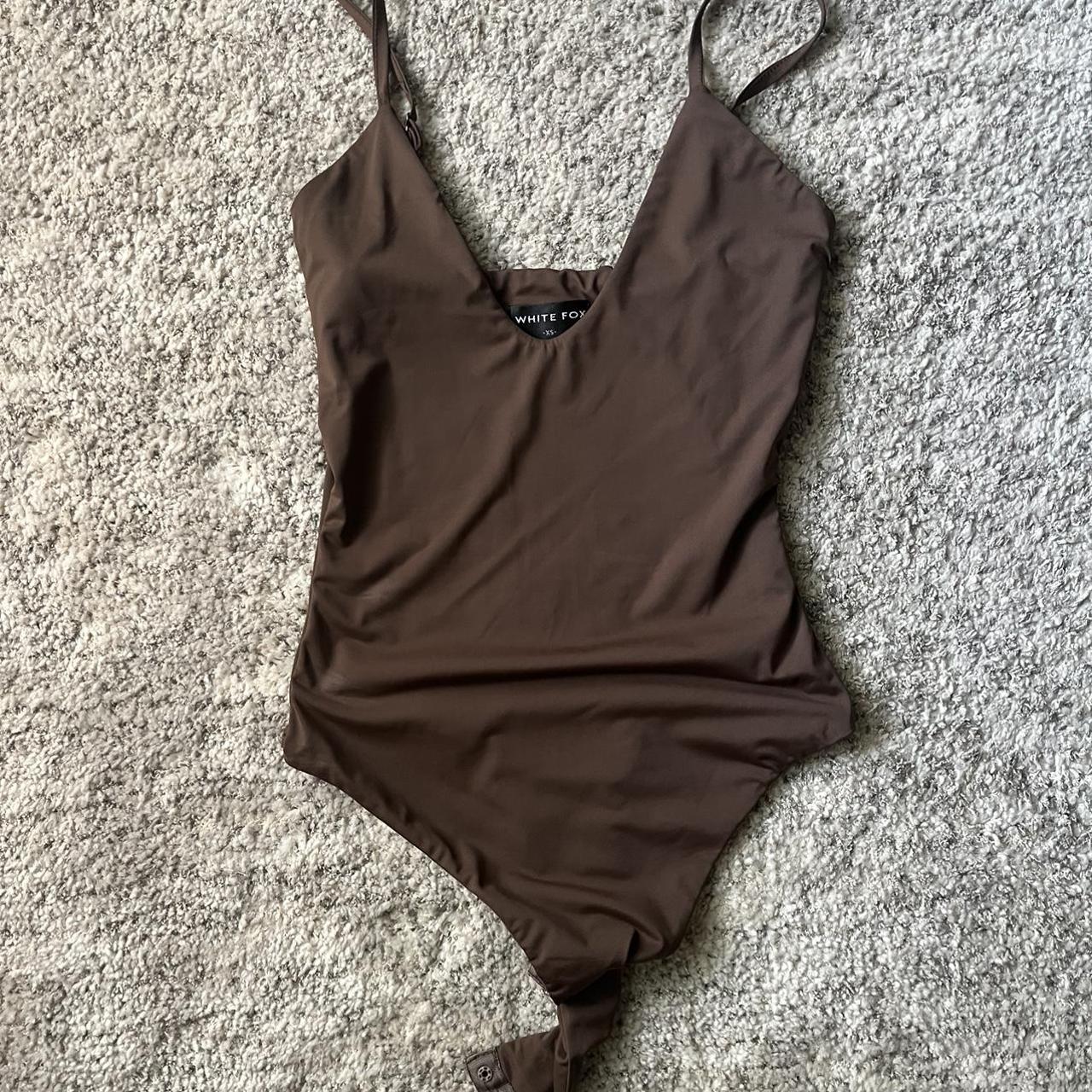 WHITE FOX LEAP OF FAITH BODYSUIT BROWN🤎 size... - Depop